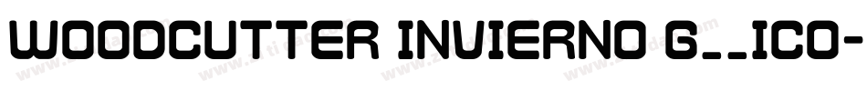 woodcutter invierno g__ico字体转换